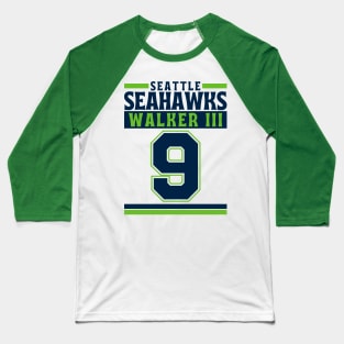 Seattle Seahawks Walker III 9 Edition 3 Baseball T-Shirt